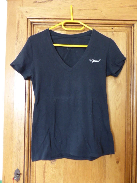 t shirt noir kaporal